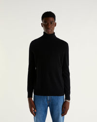 Pull à col roulé en cachemire - Moonlight Blue
