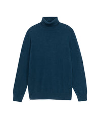 Pull à col roulé en cachemire - Moonlight Blue