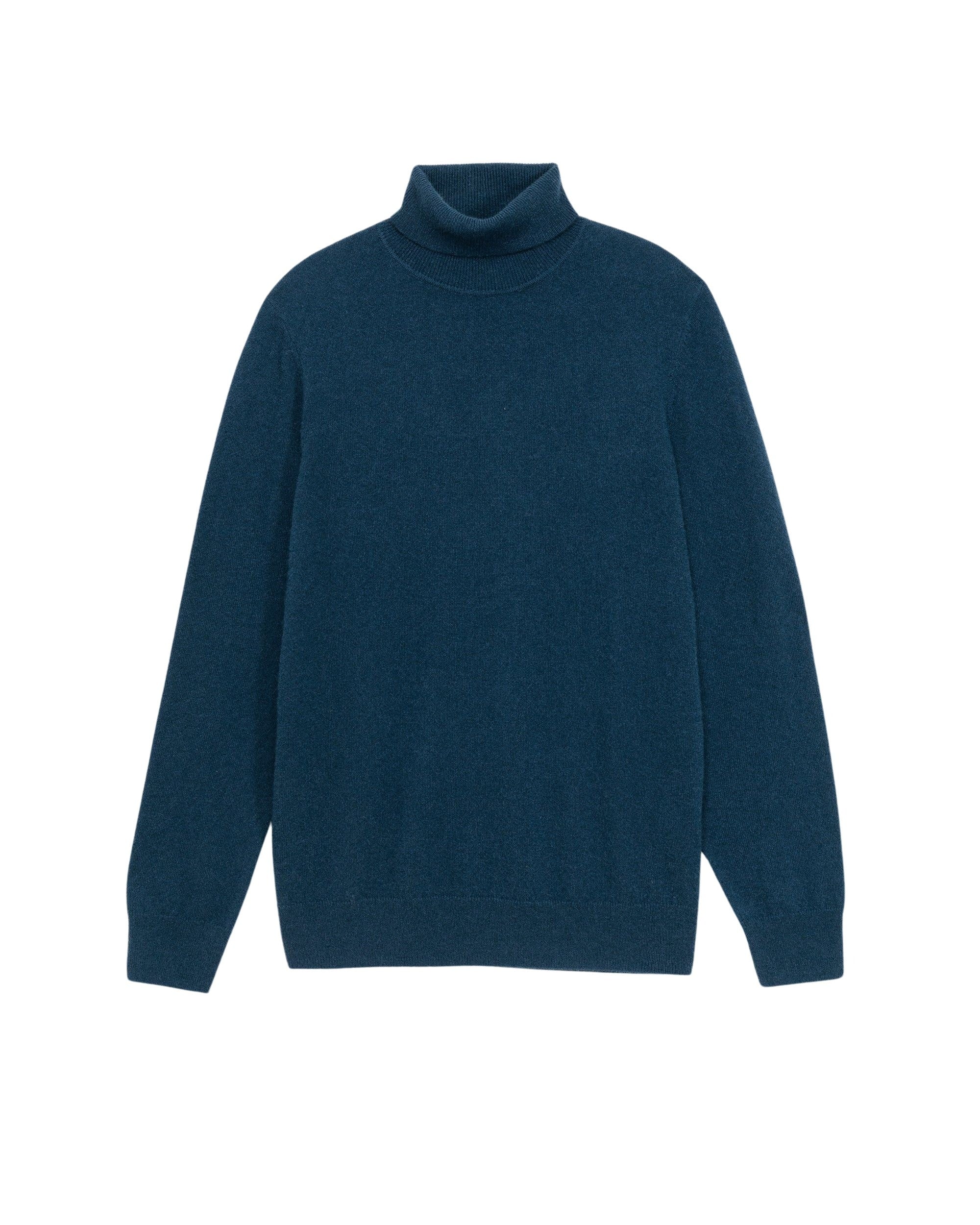 Pull à col roulé en cachemire - Moonlight Blue