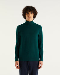 Pull à col roulé en cachemire - Bottle Green