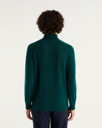 Pull à col roulé en cachemire - Bottle Green