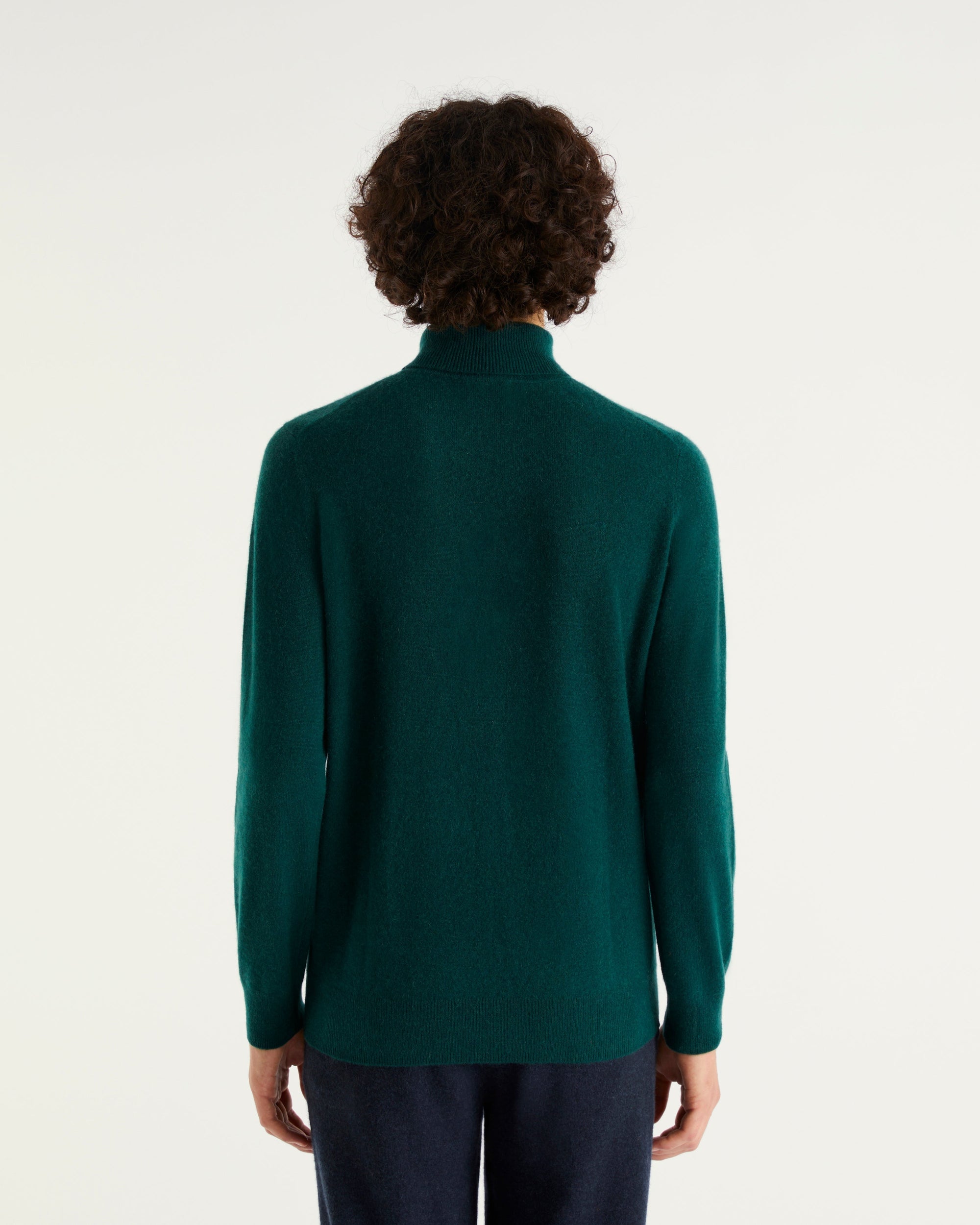 Pull à col roulé en cachemire - Bottle Green
