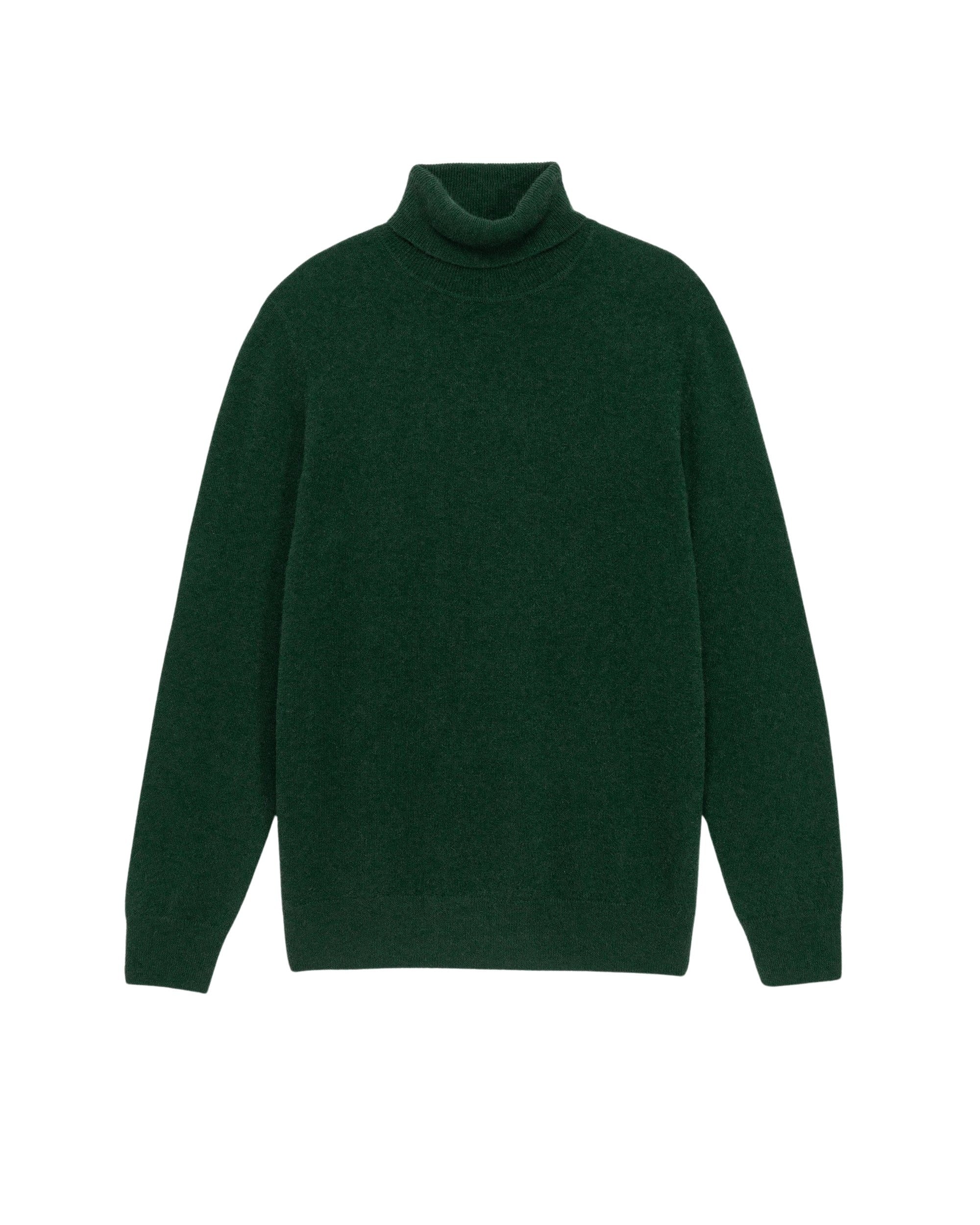 Pull à col roulé en cachemire - Bottle Green