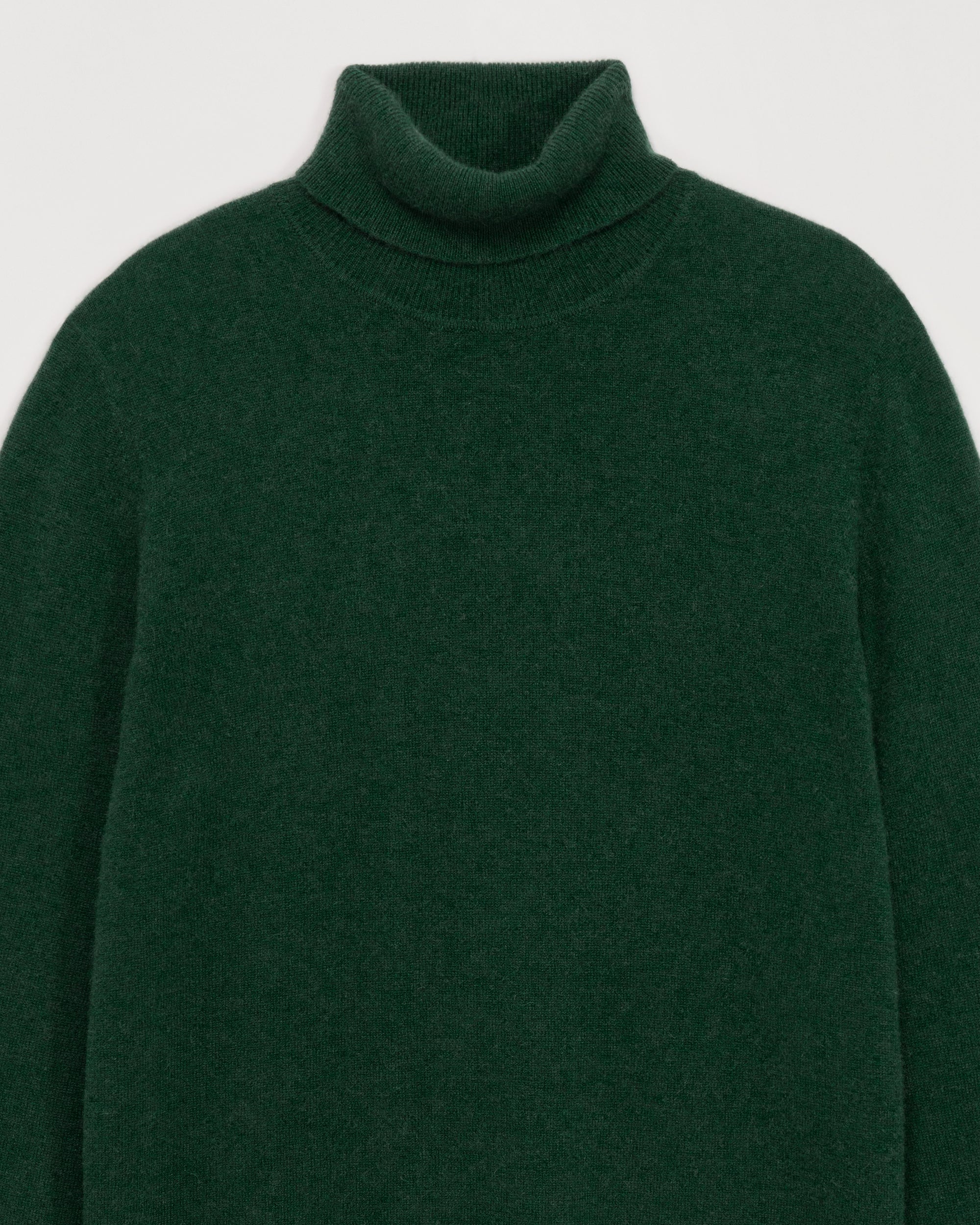 Pull à col roulé en cachemire - Bottle Green
