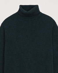 Pull épais à col roulé en cachemire - Heather Blue