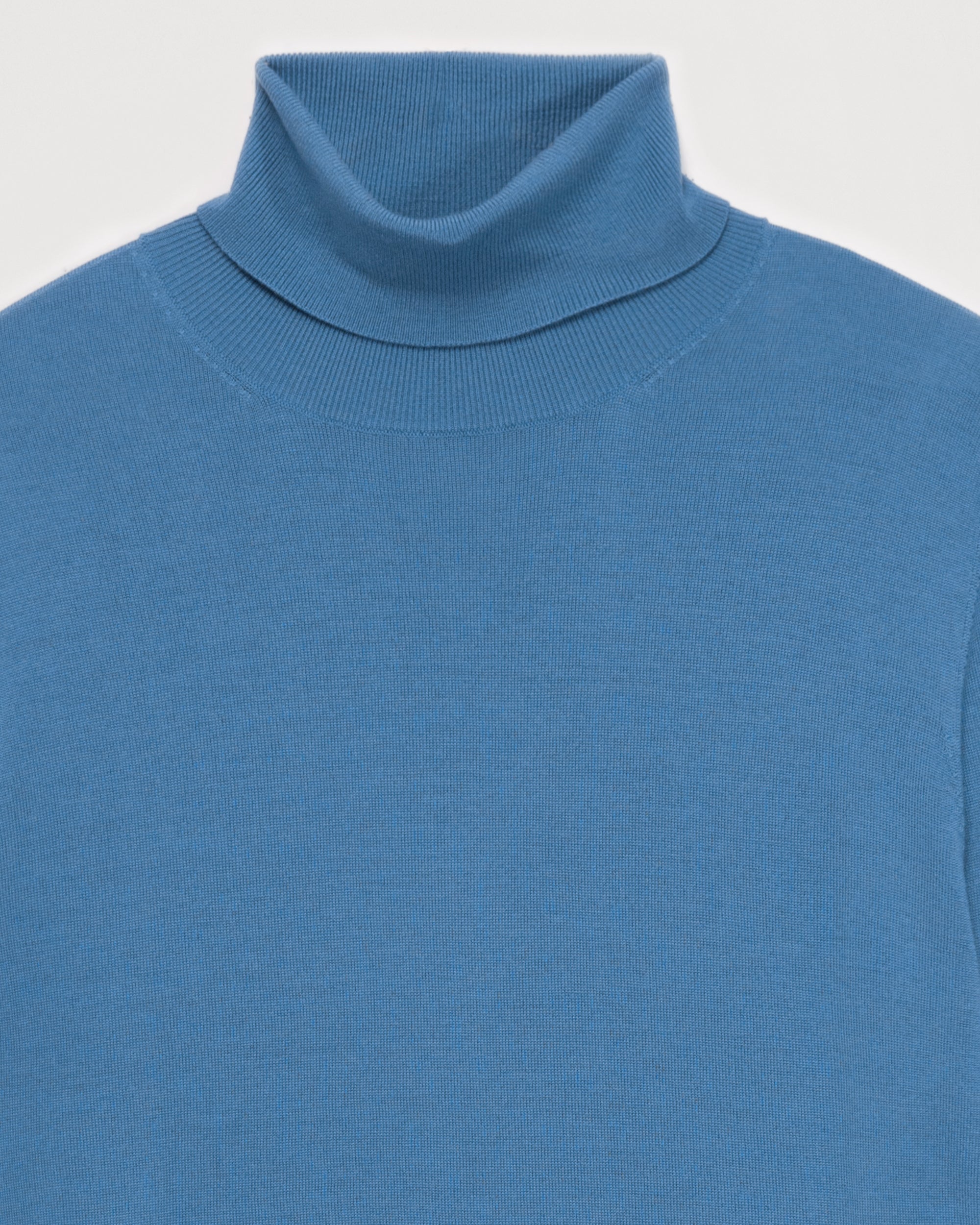 Pull à col roulé en laine mérinos - Cold Blue