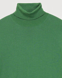 Pull à col roulé en laine mérinos - Cold Green