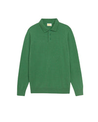Pull polo en cachemire - Cold Green