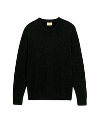 Pull épais à col rond en cachemire - Heather Blue