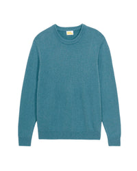 Pull épais à col rond en cachemire - Ice Blue