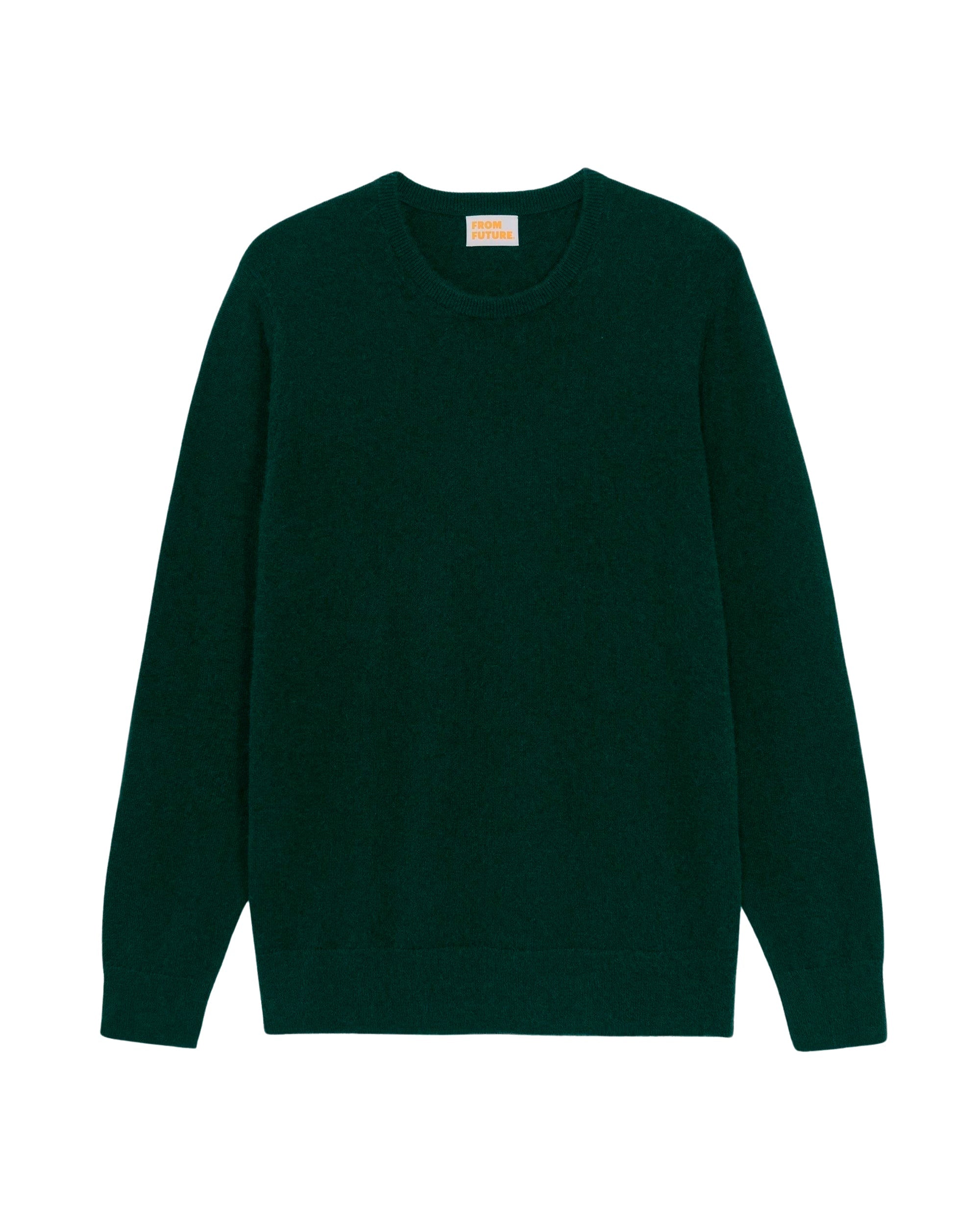 Pull à col rond en cachemire - Bottle Green