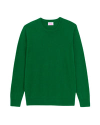 Pull à col rond en cachemire - Party Green
