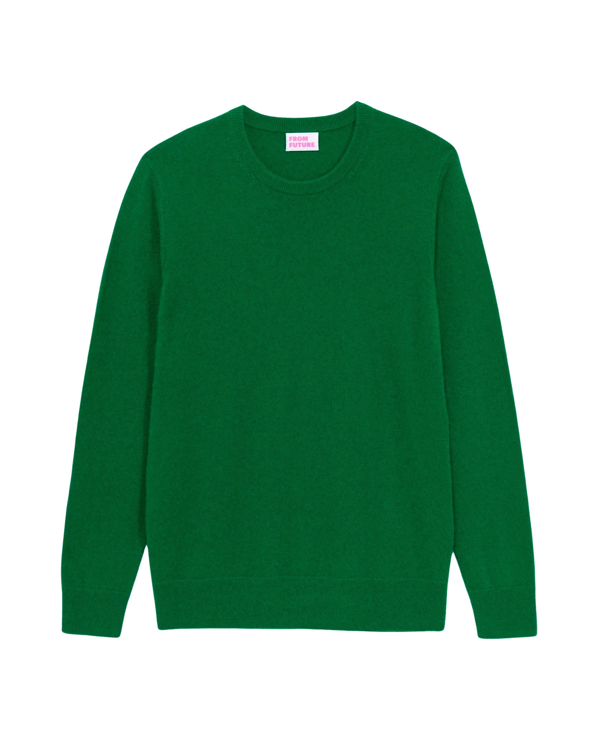 Pull à col rond en cachemire - Party Green