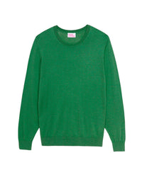 Pull à col rond et coupe classique en laine mérinos - Cold Green