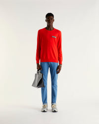 Pull à col rond Future en cachemire - Bright Red