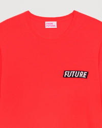 Pull à col rond Future en cachemire - Bright Red