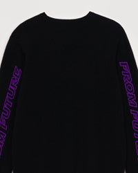 Pull à col rond From Future en cachemire - Black