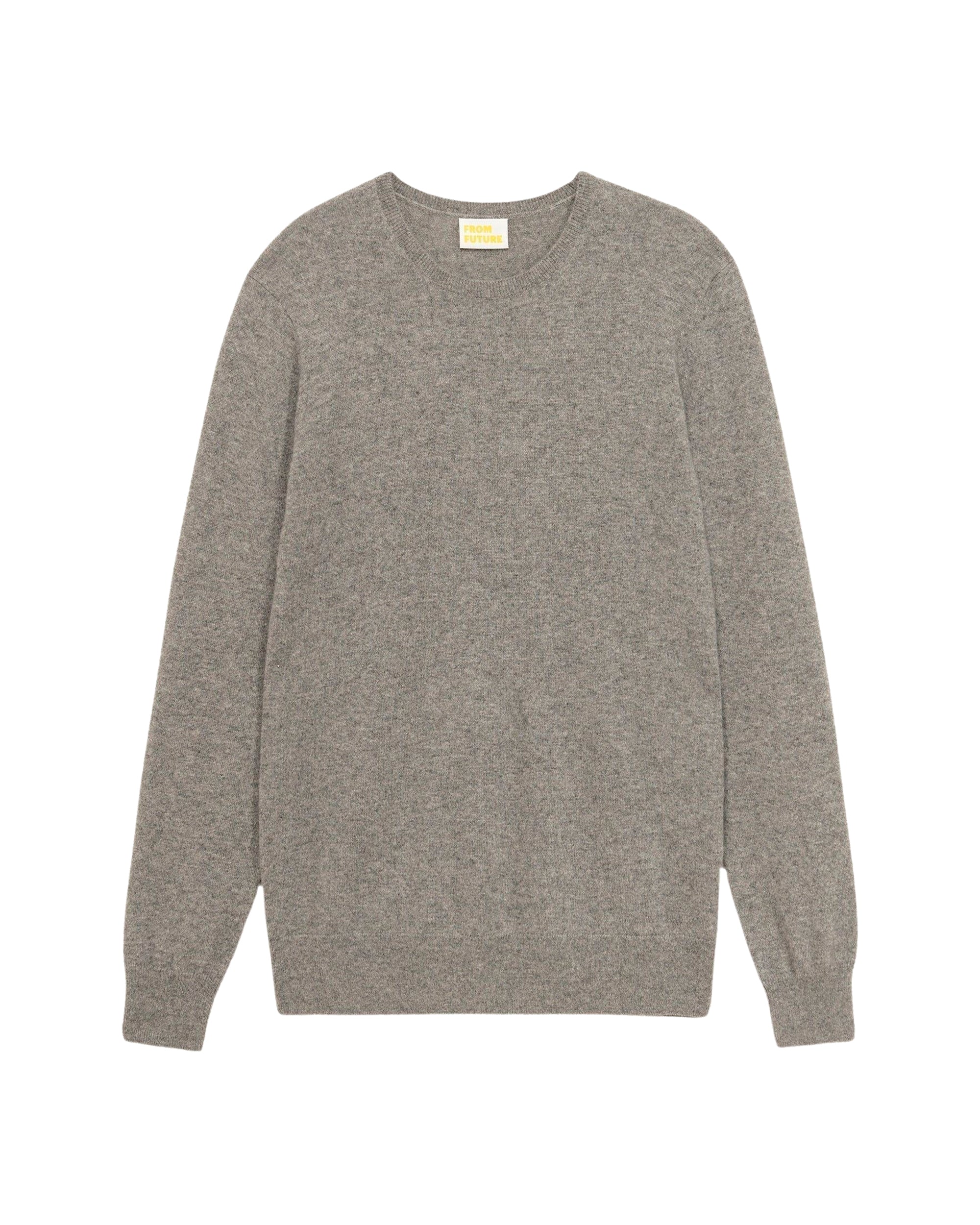 Pull à col rond From Future en cachemire - Dark Heather Gray
