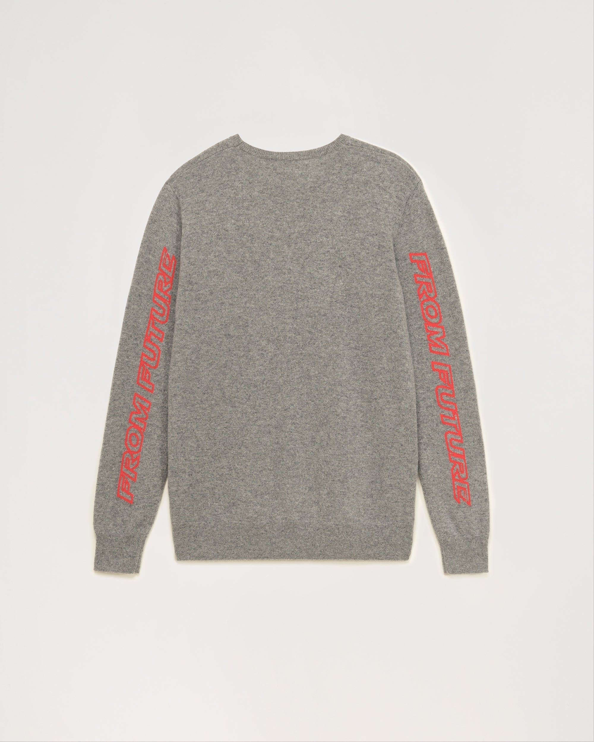 Pull à col rond From Future en cachemire - Dark Heather Gray