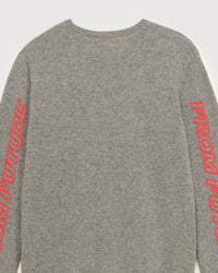 Pull à col rond From Future en cachemire - Dark Heather Gray