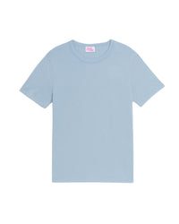 T-shirt à col rond et manches courtes - Blue-Gray
