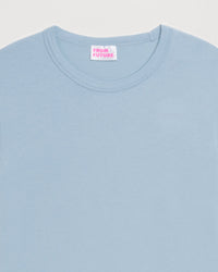 T-shirt à col rond et manches courtes - Blue-Gray