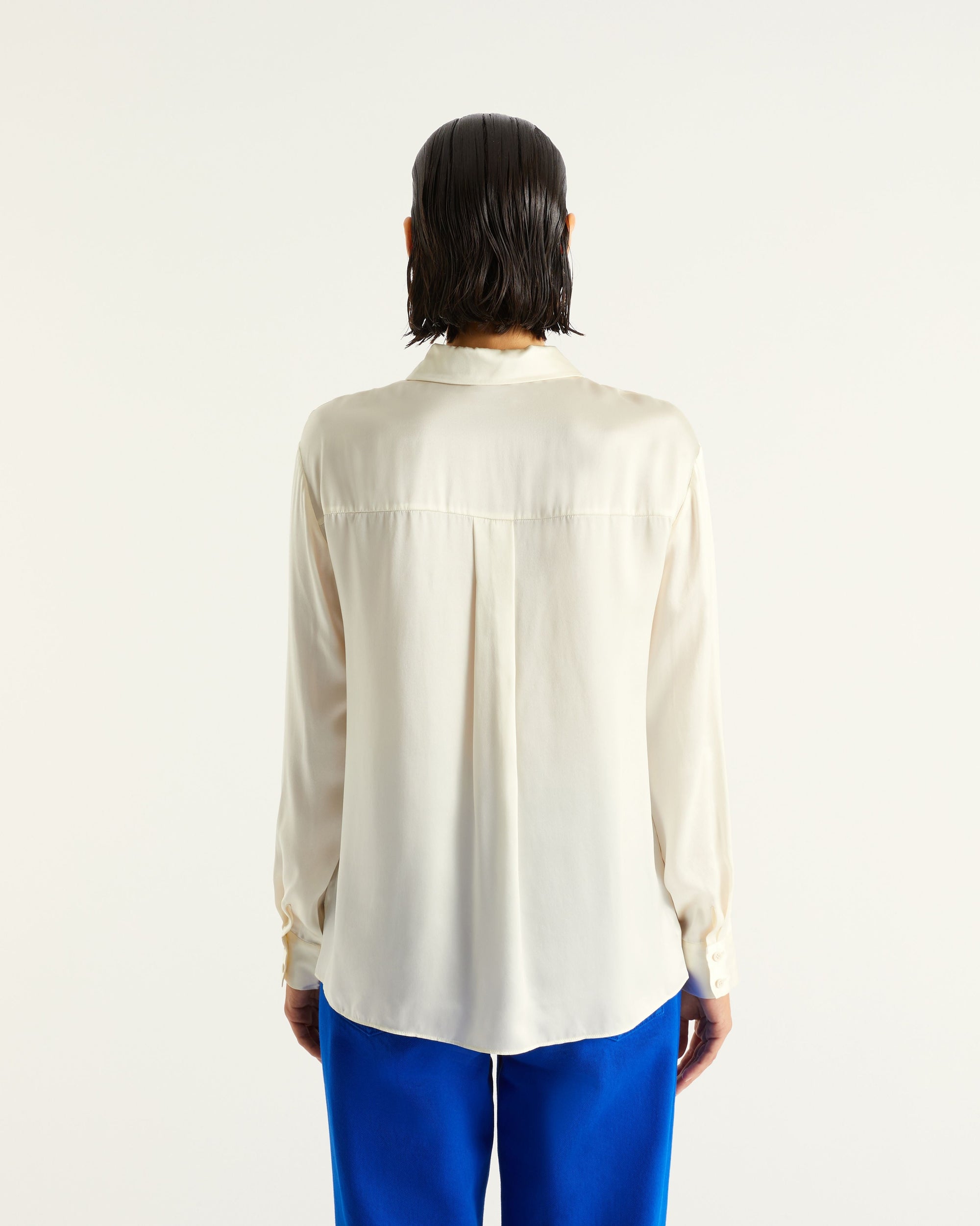 Chemise Suzanna en soie - Full Satin Off White