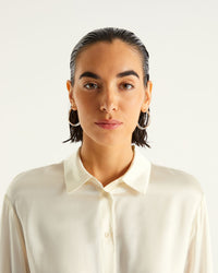 Chemise Suzanna en soie - Full Satin Off White