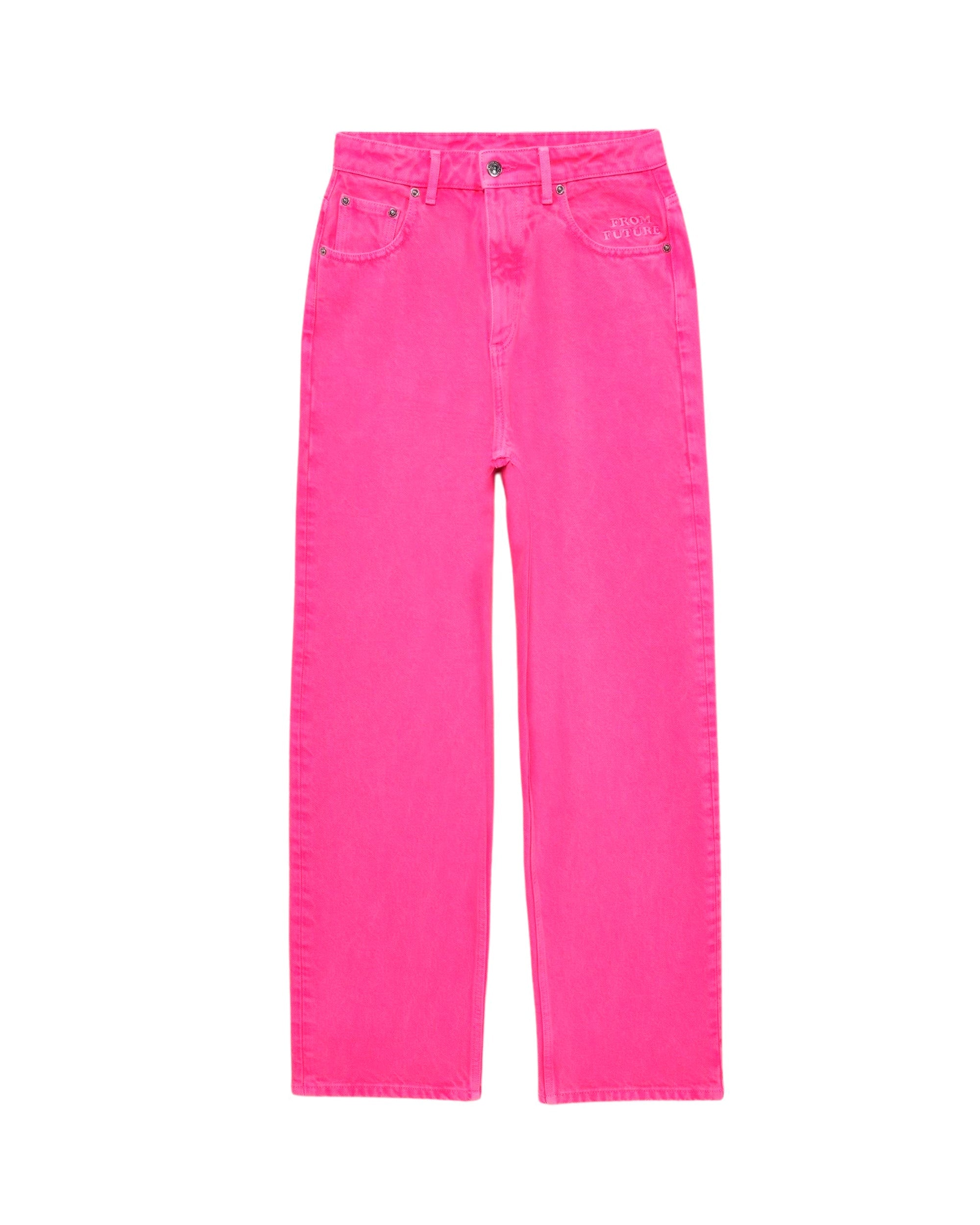 Jean large From Future - Neon Pink