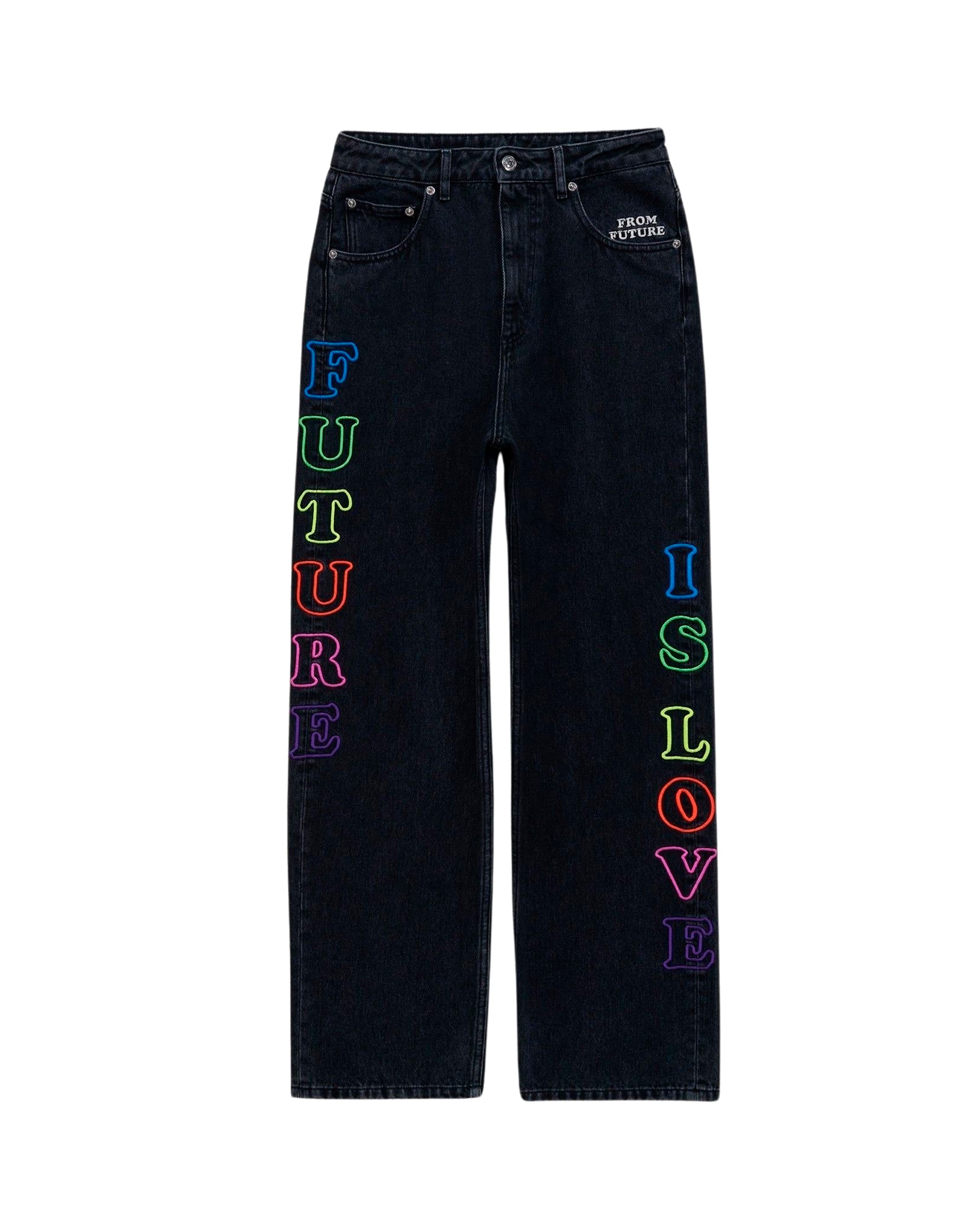 Jean large Future Is Love - Black
