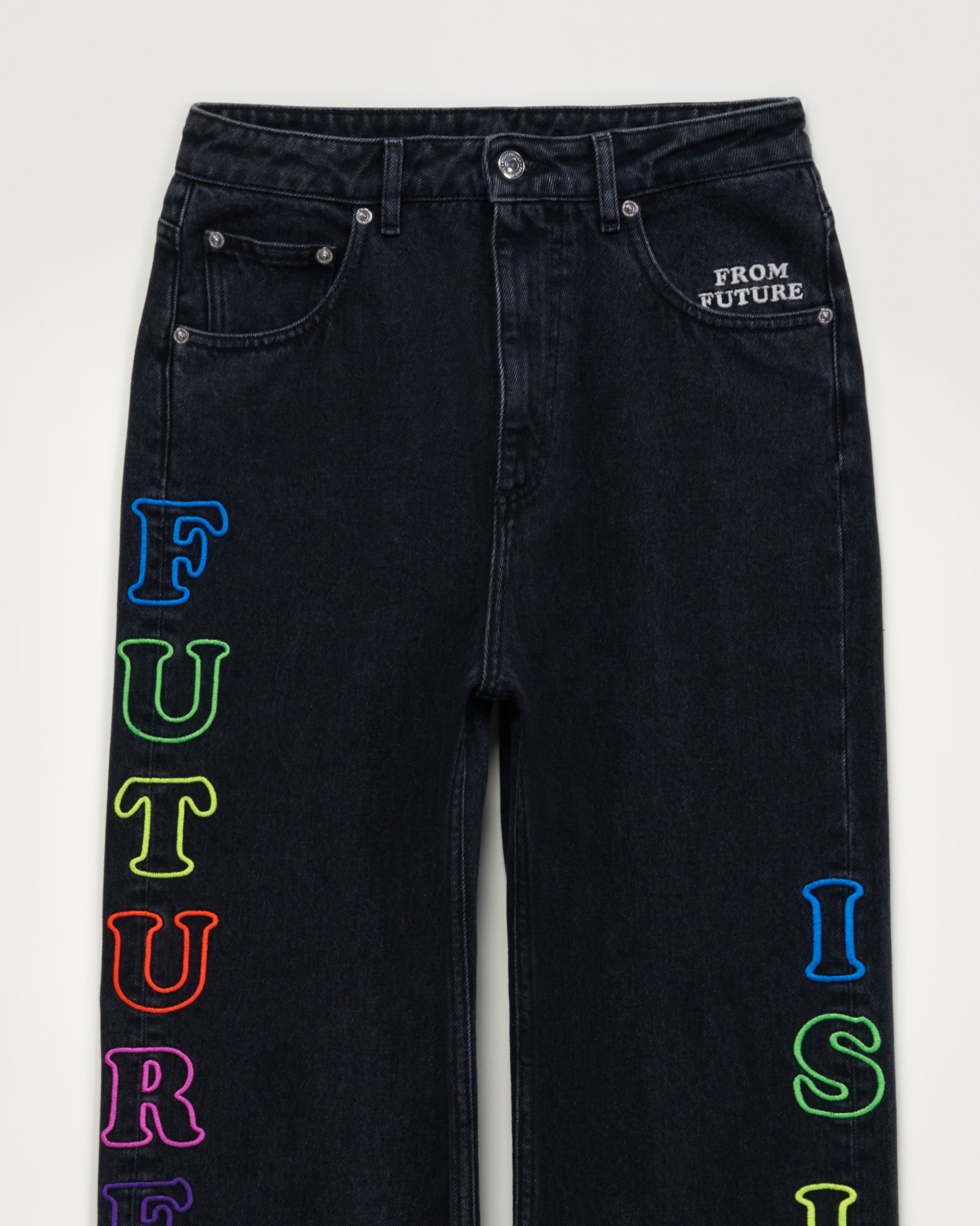 Jean large Future Is Love - Black