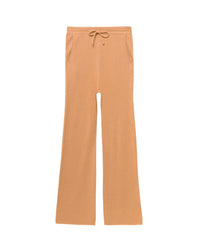 Pantalon de jogging à côtes en cachemire - Camel