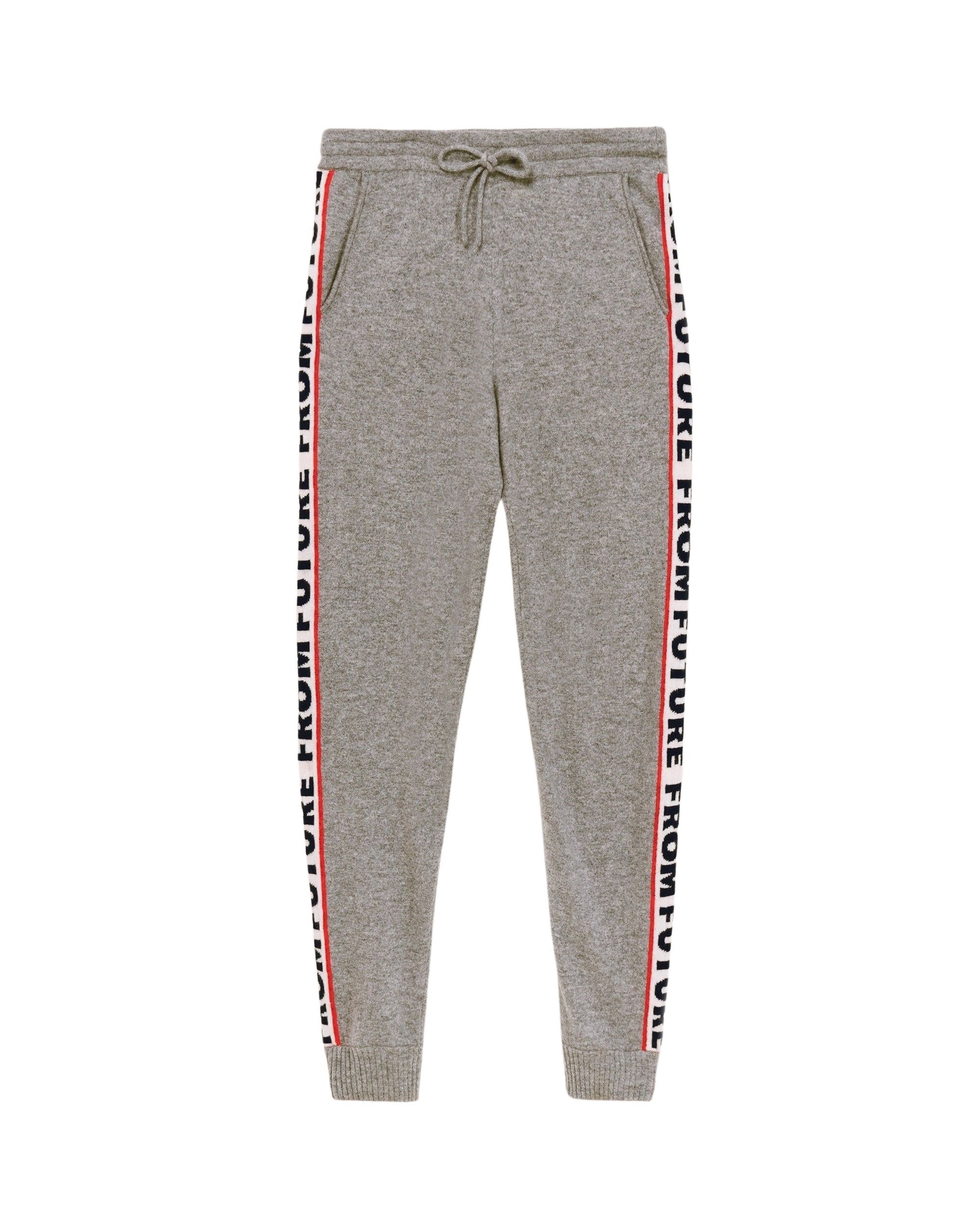 Pantalon de jogging bande from future en cachemire - Dark Heather Gray