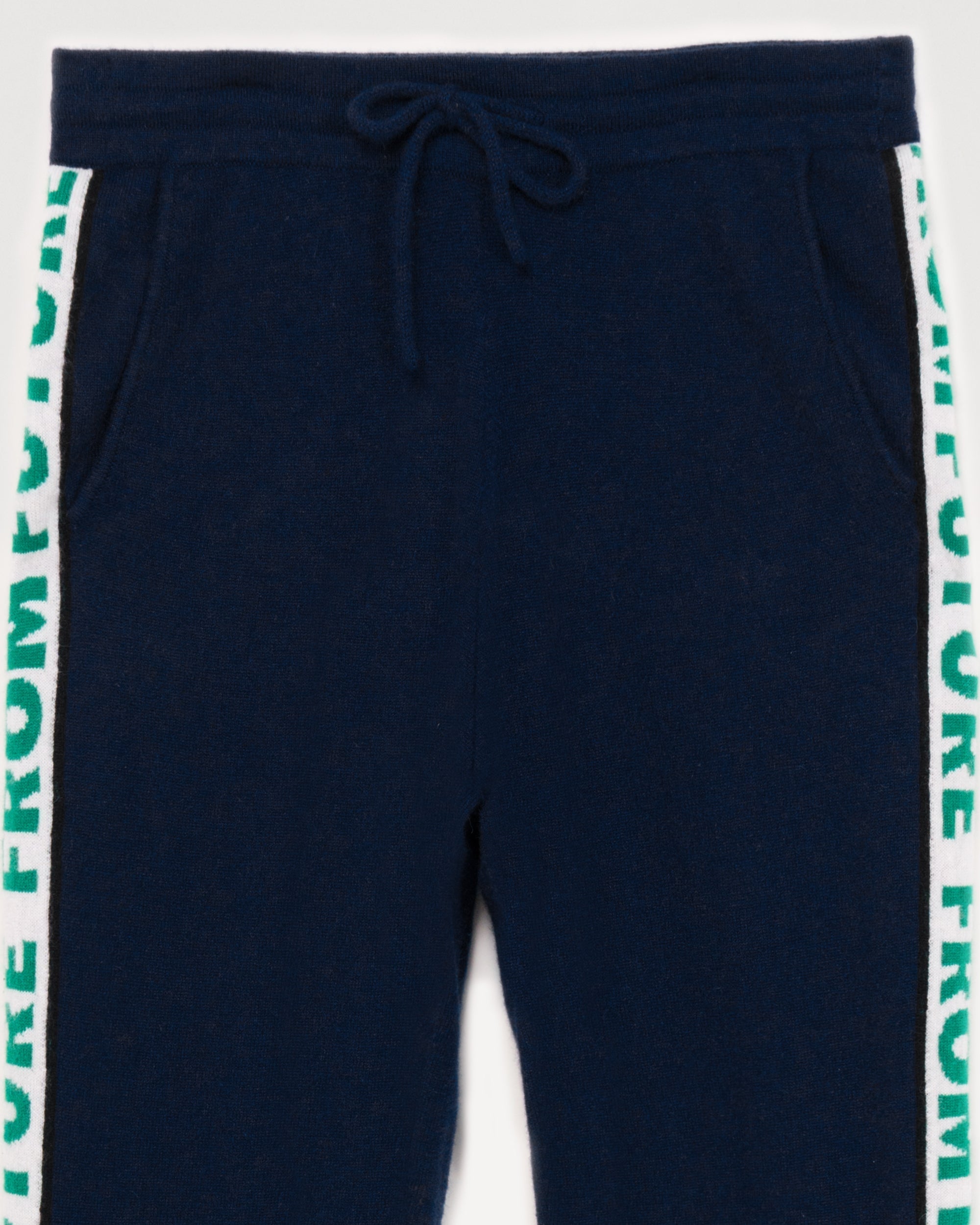 Pantalon de jogging bande from future en cachemire - Ink Blue