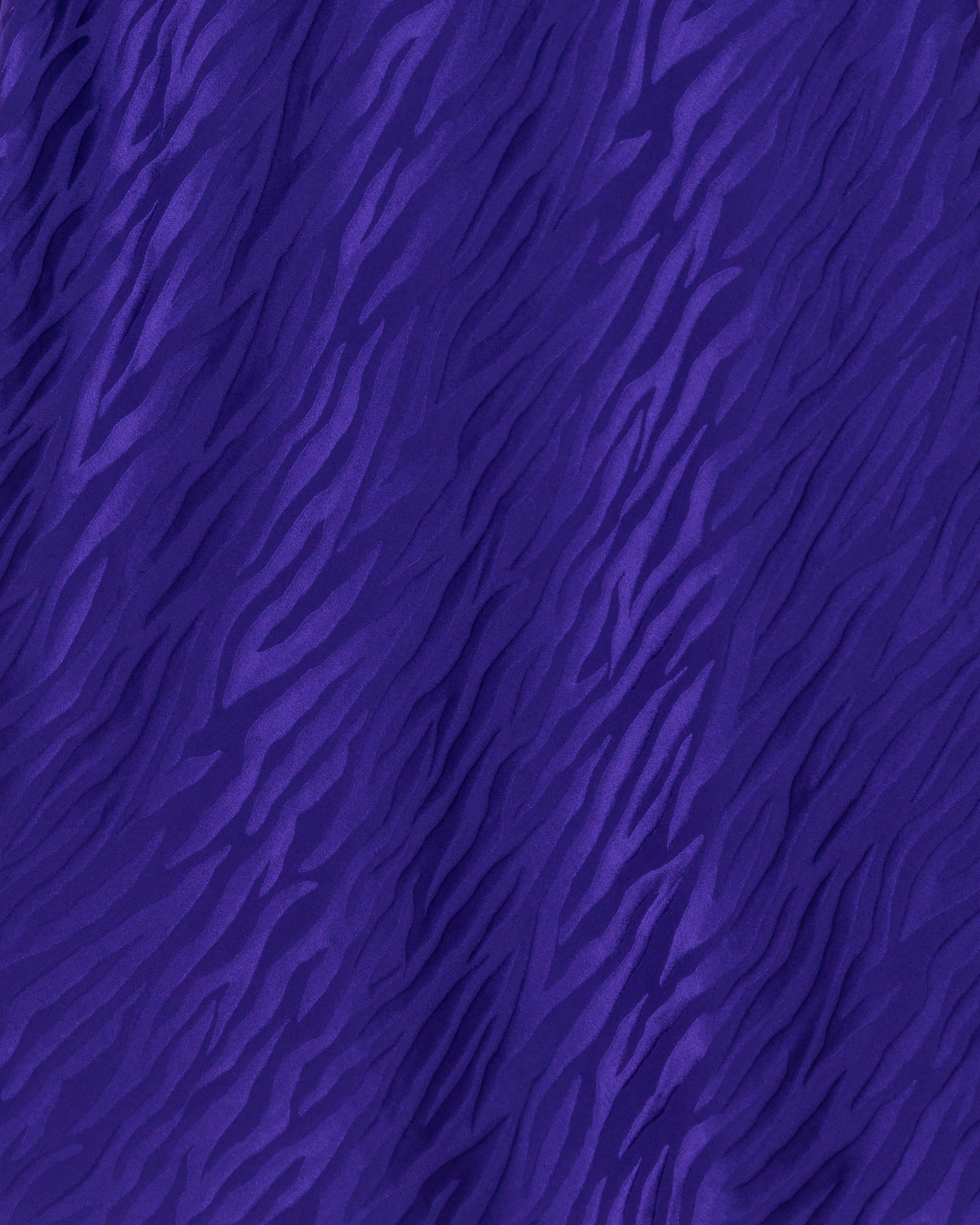 Jupe mi longue Vicky en soie - Purple Jacquard