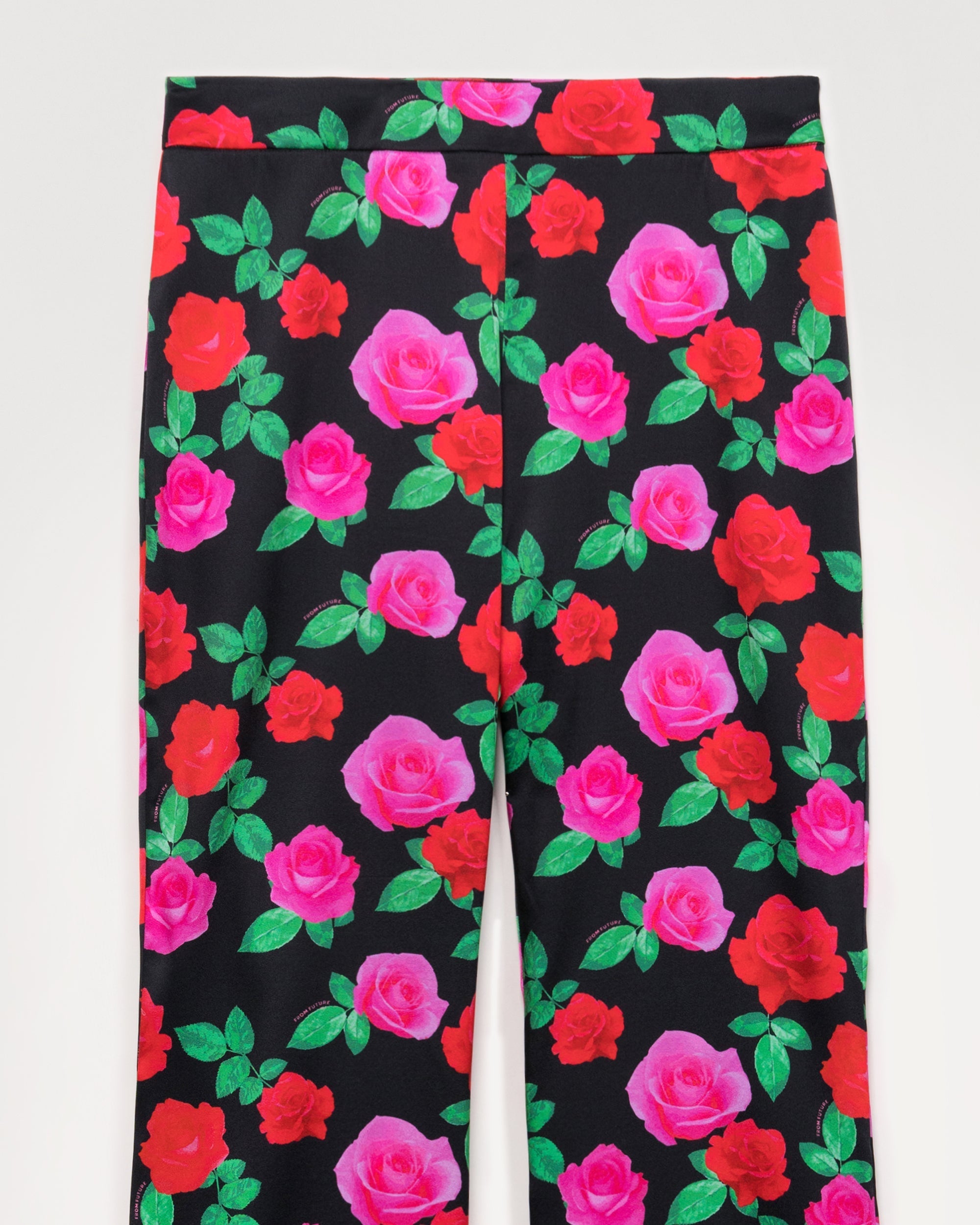 Pantalon large Milla en soie - Winter Roses