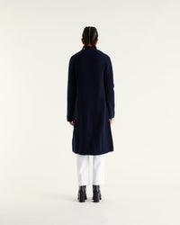 Gilet long en cachemire - Navy