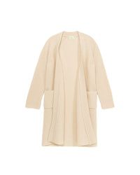 Gilet long en cachemire - Desert Sand
