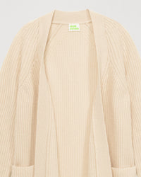 Gilet long en cachemire - Desert Sand