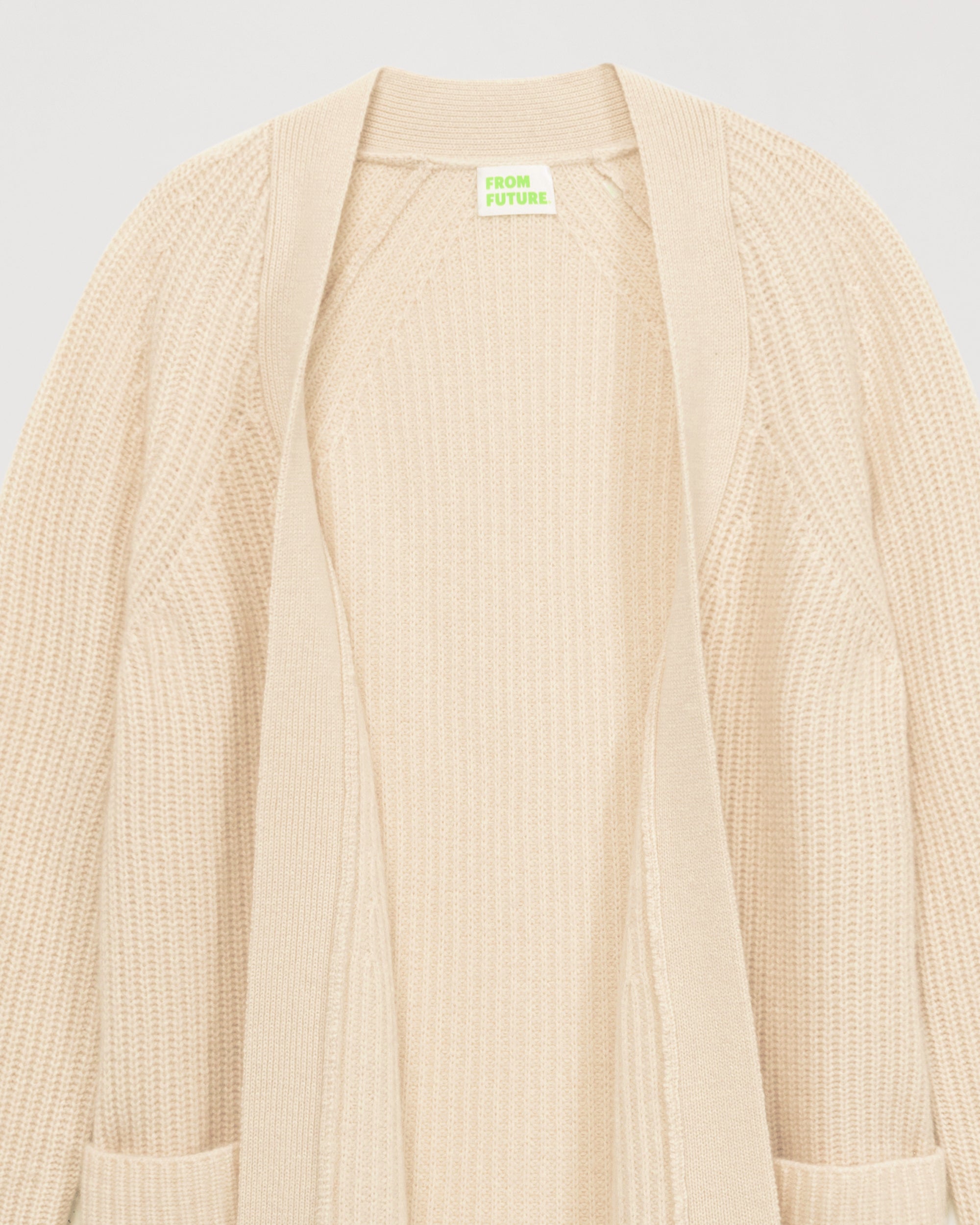 Gilet long en cachemire - Desert Sand