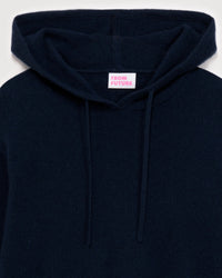Hoodie oversize en cachemire - Ink Blue