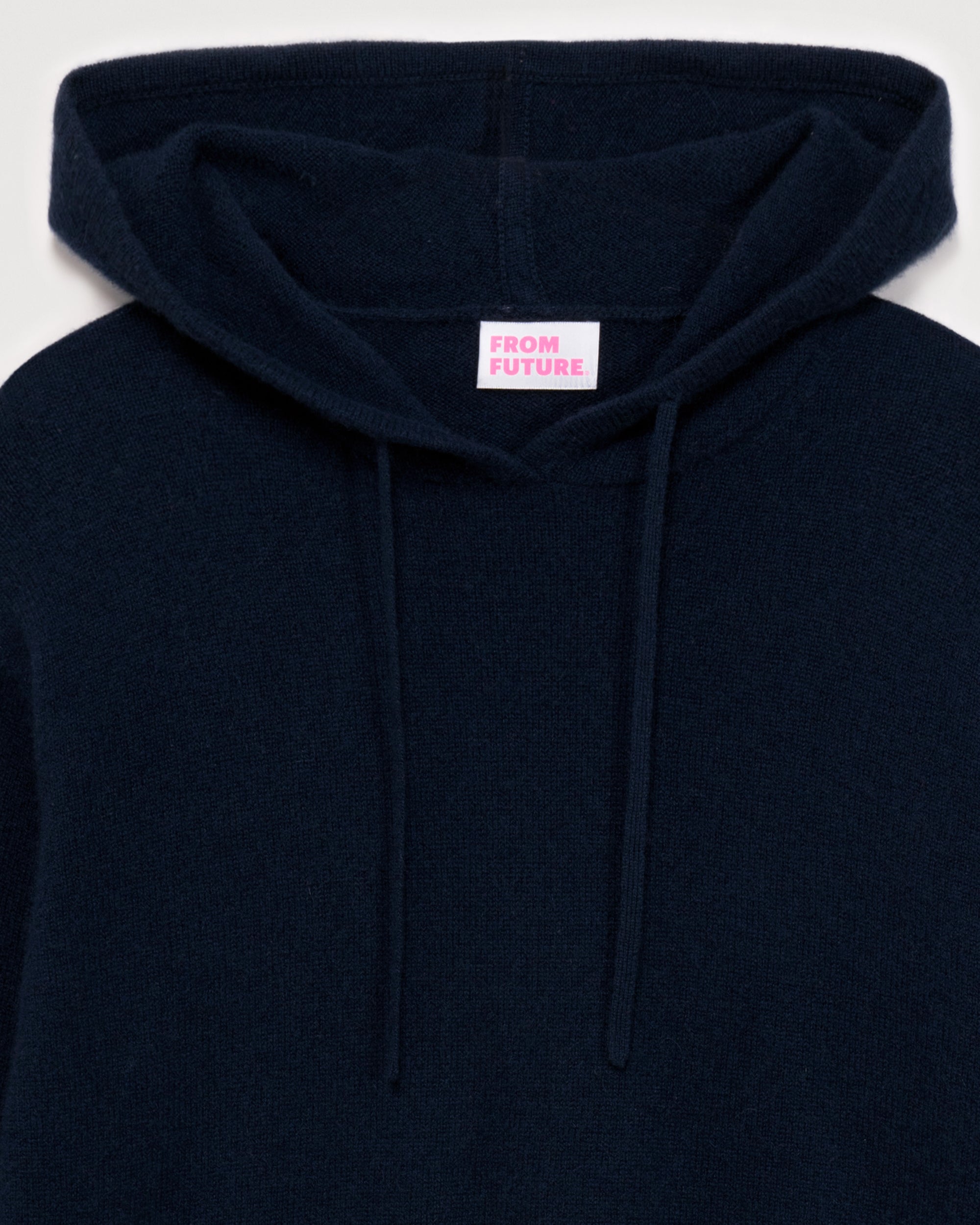 Hoodie oversize en cachemire - Ink Blue