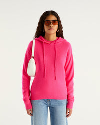 Hoodie oversize en cachemire - Ink Blue