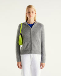 Hoodie en cachemire - Ecru