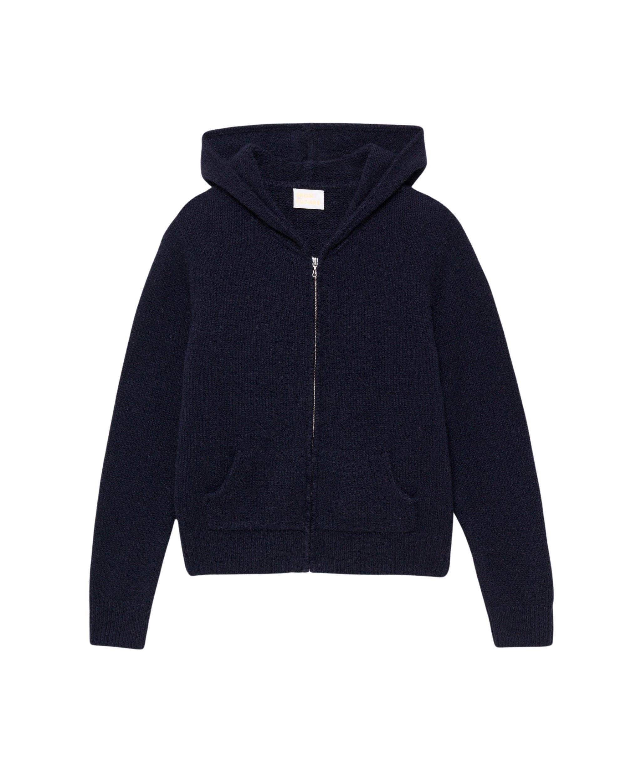 Hoodie en cachemire - Navy