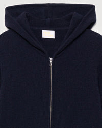 Hoodie en cachemire - Navy