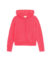 Hoodie en cachemire - Neon Pink