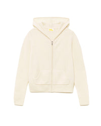 Hoodie en cachemire - Ecru