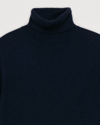 Pull à col roulé en cachemire - Ink Blue
