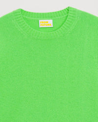 Pull à col rond en cachemire - Neon Green